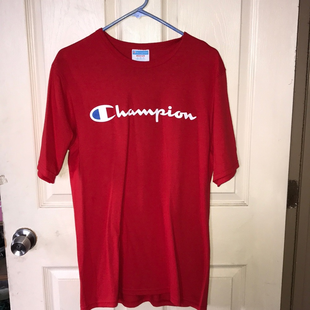 NWOT Red Champion Tee SIZE Medium